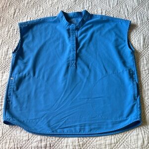 Figs Light Blue Rafaela scrub top